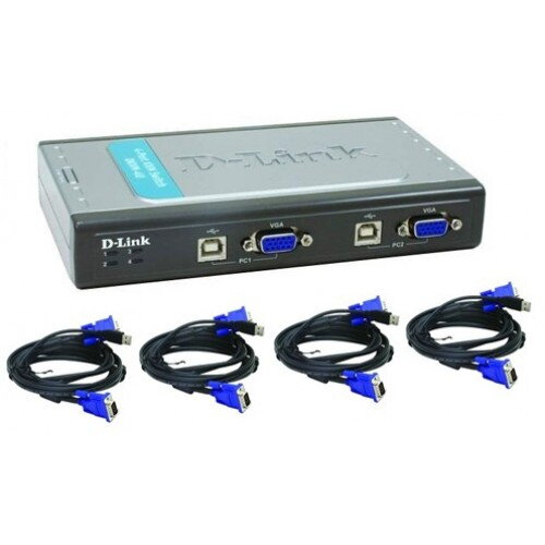 D-Link DKVM-4U 4-Port KVM Switch