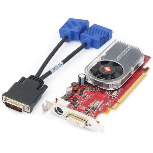 ati radeon x1300 256mb dual-vga or dual-dvi, tv-out pci-express low profile