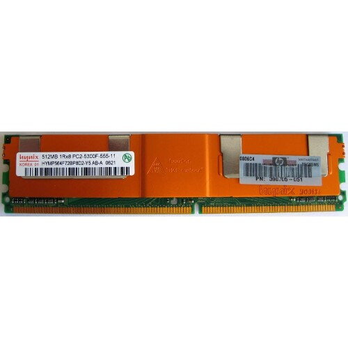Hynix 512MB 1Rx8 PC2-5300F-555-11 HYMP564F72CP8D2-Y5 AB-C