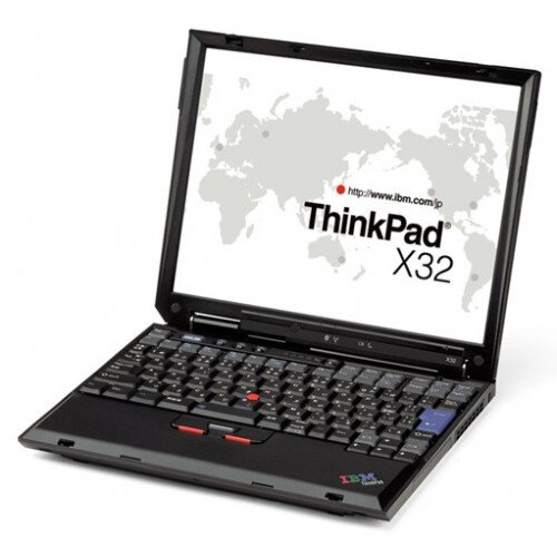 IBM ThinkPad X32 pentium m 1.7ghz, 512mb ram, 40gb hdd, 12" xga