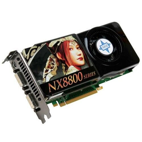 MSI NX8800GTS-T2D512E OC GeForce 8800GTS (G92) 512MB 256-Bit GDDR3 PCI Express 2.0 x16 HDCP