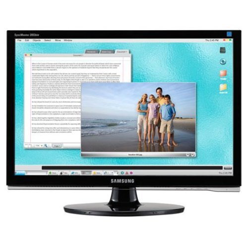 SAMSUNG SyncMaster 2053BW 20 palcovy 5ms (2ms GTG) Widescreen LCD Monitor 300 cd/m2 DC 8000:1(1000:1)