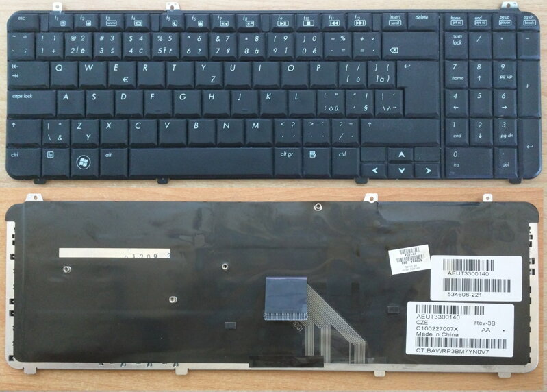 HP Pavilion DV6 klávesnica 570228-221