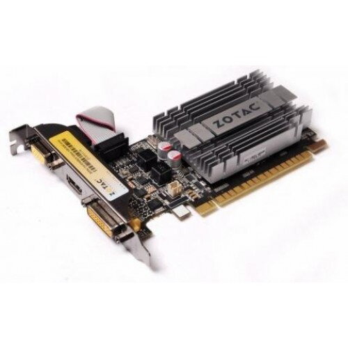 ZOTAC ZT-20313-10L GeForce 210 1GB 64-bit DDR3 PCI Express 2.0 x16 HDCP Ready Low Profile Ready Video Card