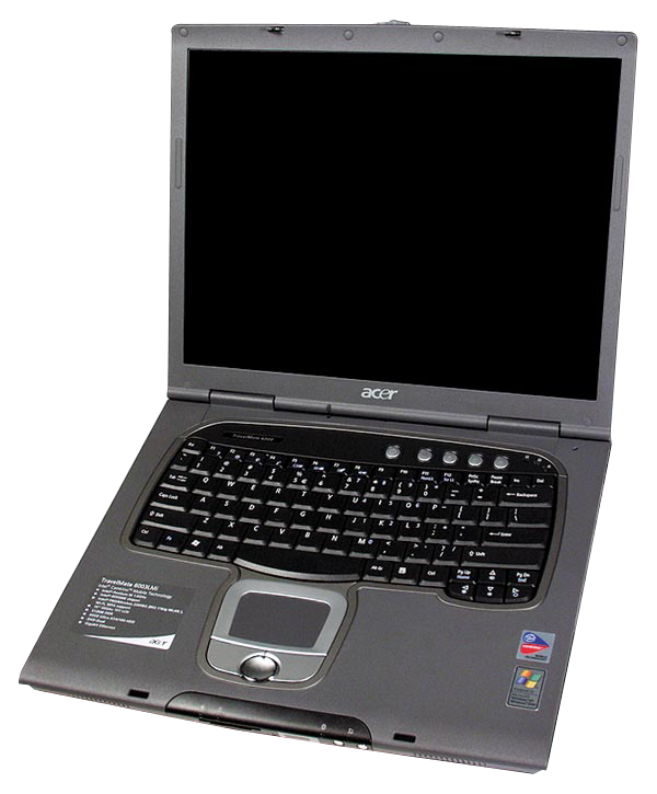 Acer TravelMate 6003LMi - Pentium M 725, 512MB RAM, 60GB HDD, 15" SXGA+, DVD-RW, Win XP (trieda B)