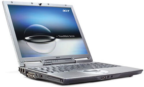 Acer TravelMate 380 series 382TMi Pentium M 725, 1GB RAM, 80GB HDD, WiFi, 12.1" XGA, WinXP Pro