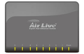 AirLive FSH8PS v3, 8-Port 10/100Mbps Fast Ethernet Switch