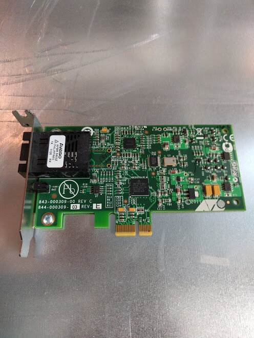 Allied Telesis AT-2711FX/SC, PCI-E x1 fiber network card, low profile