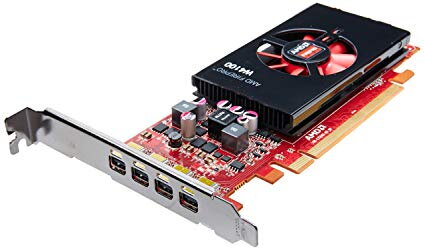 AMD Firepro W4100, 2GB VRAM, 4x mini DP