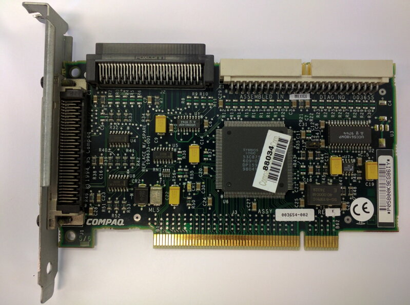 Compaq 003654-002 Ultra Wide SCSI PCI Controller