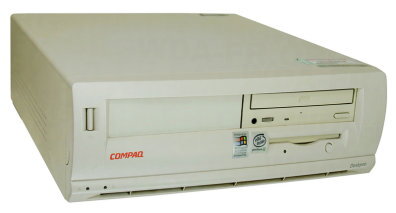 Compaq Deskpro EXD/P733/10c/9/64 SK, Pentium III (733MHz), 128MB RAM, 10GB HDD, CD-RW, FDD, Win 98 2nd ed.