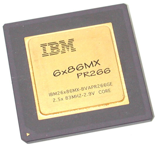 IBM 6x86MX PR266, 208-266MHz CPU