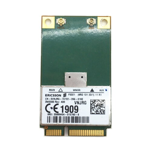 Ericsson F5321, mini PCIe 3G WWAN