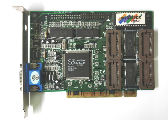 ExpertColor DSV3325DX S3 Virge/DX, 2MB VRAM