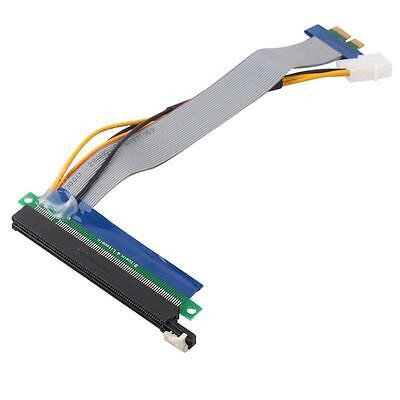 pci-e extension cable flex ribbon 1x to 16x riser card adapter