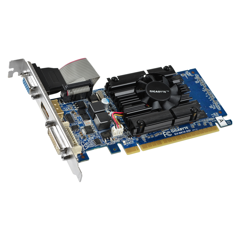 GIGABYTE GeForce GT 610 2GB DDR3 | GV-N610-2GI | PCI-Express | Grafická karta
