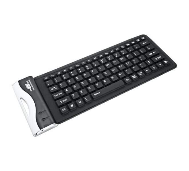 Gumená, flexibilná USB klávesnica