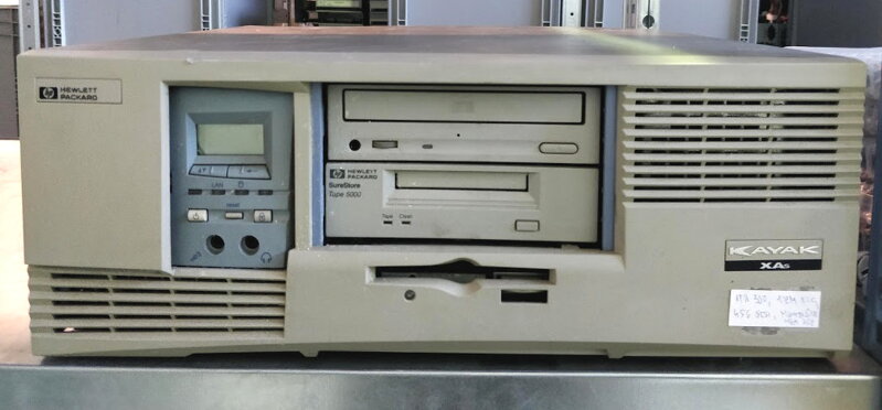 HP Kayak XAs, Pentium II 350MHz, 128MB RAM, 4.5GB HDD, CD-ROM, FDD, Tape drive HP Kayak XAs, Pentium II 350MHz, 128MB RAM, 4.5GB HDD, CD-ROM, FDD, Tape drive