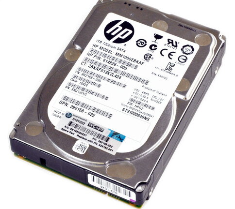 HP MM1000EBKAF, 2.5 Nearline Enterprise SATA HDD, 1TB