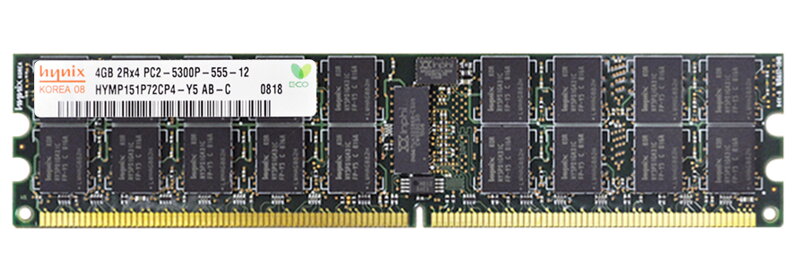 Hynix 4GB 2Rx4, HYMP151P72 CP4-Y5 ABC