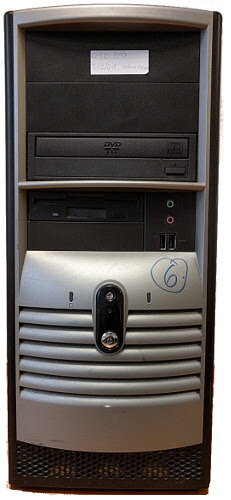 Celeron D 330, 512MB RAM, 40GB HDD, DVD