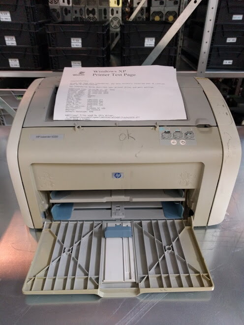 HP LaserJet 1020 bez tonera