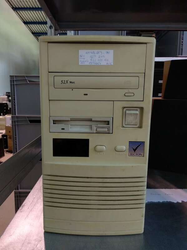 PC Am486-DX4 100MHz, 16MB RAM, 1.2GB HDD, CDROM, FDD, s3Trio64 1MB PCI, Sound, Radio, Bez OS 