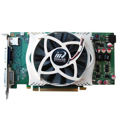 Inno3D GeForce GTS250-Green-DVI-VGA-HDMI-GDDR3-1GB