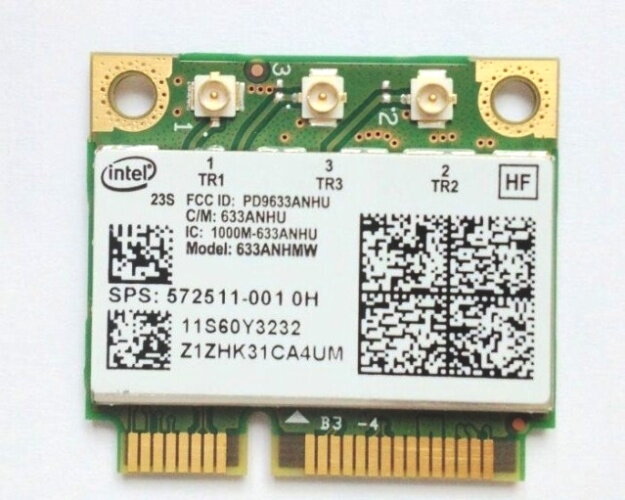 Intel Ultimate N, 633ANHMW, WiFi 450Mbps