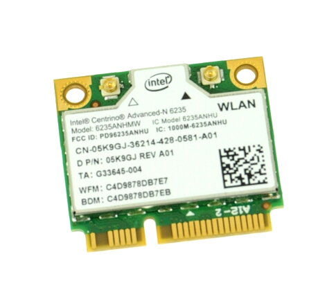 Intel Centrino Advanced-N 6235, half mini PCIe WiFi