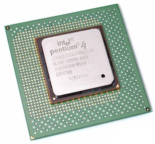 Intel Pentium 4 1.3GHz, 256kB cache, 400MHz FSB, 1.7V