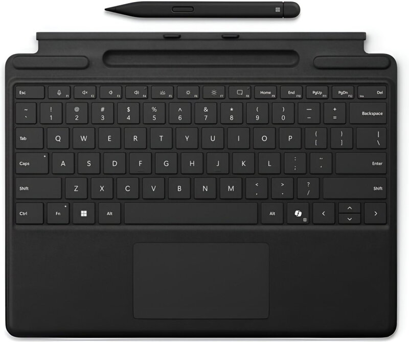 Microsoft Surface Pro Signature Keyboard so Slim Pen 2 | Čierny set (Bundle) | Klávesnica s dotykovým perom