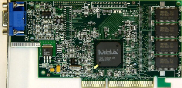 Matrox MGA-G200A-D2, 872-01, 8MB VRAM