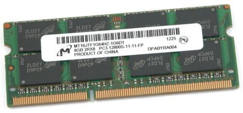 Micron MT16JTF1G64HZ-1G6E1, SO-DIMM DDR3 8GB