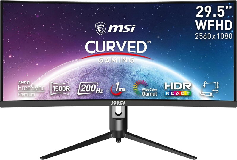 MSI Optix MAG301CR2 – 30" Ultrawide zakrivený herný monitor, 200Hz (Použitý / Repasovaný)