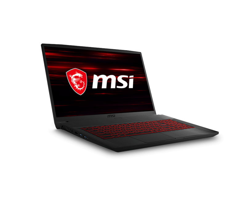MSI GF75 Thin 10SC-050CZ, i5-10500H, 8GB, 512GB, GTX 1650 4GB, 17"