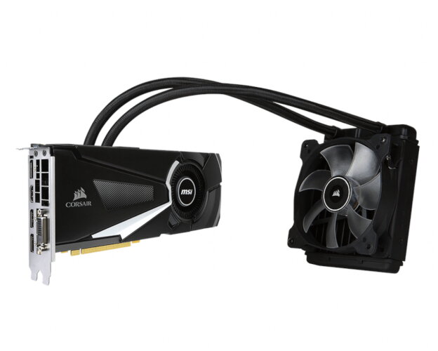 MSI GeForce GTX 1080 Sea Hawk X, 8GB VRAM, s vodným chladením