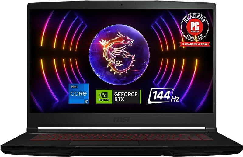 MSI Thin GF63 12VE - i5-12450H, 16GB RAM, 1TB NVMe, GeForce RTX 4050, 15.6" FullHD IPS 144Hz, Win 11