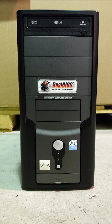 PC Celeron 430, 1GB RAM, 80GB HDD, DVD-RW, Win XP