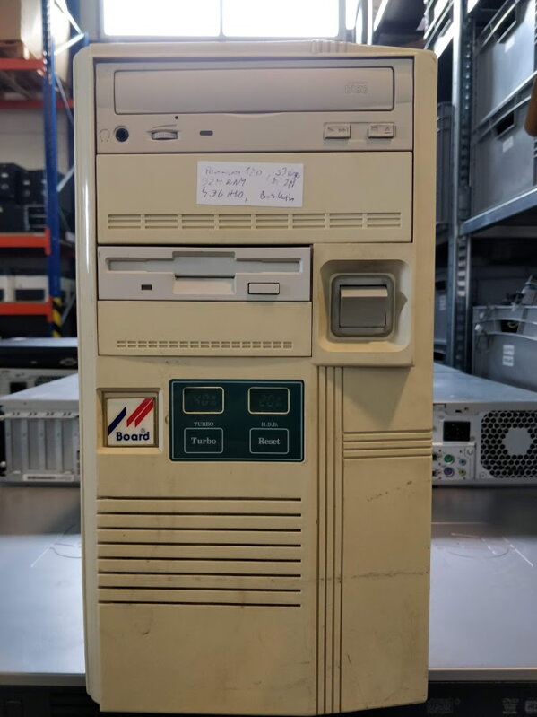 PC Pentium 120, 32MB RAM, S3Virge, 4.3GB HDD, CDROM, FDD