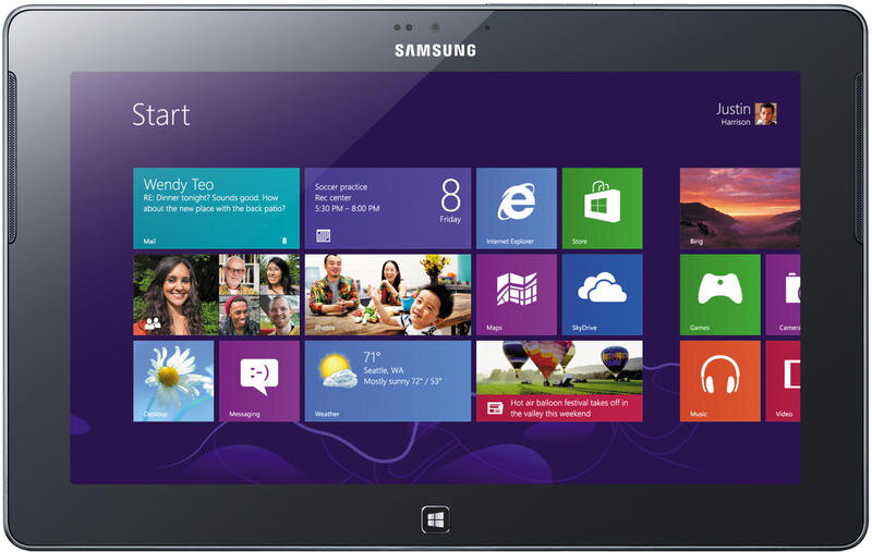 SAMSUNG Ativ Tab GT-P8510, Snapdragon S4 (1.51GHz), 2GB RAM, 30GB storage, 10.1 touch screen, Windows RT