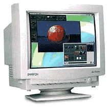 SAMTRON SC-428PSL, 9 pin. 14 inch CRT monitor