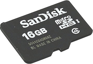 SanDisk MicroSDHC karta 16GB, Class 4