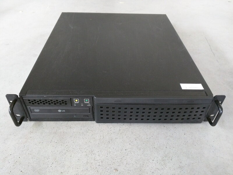 1U Rack server Intel X3210, 8GB RAM, 500GB HDD, DVD-ROM