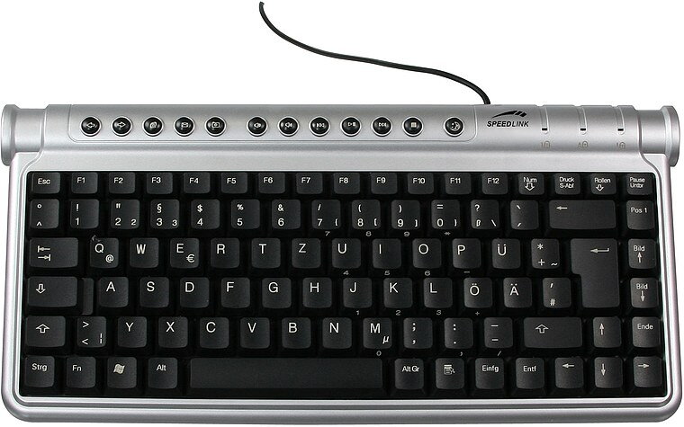 Speedlink Quick Touch Keyboard SK/CZ, SL-6473-SSV-UK-SK-CZ