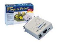 Sohoware Plug-n-Print, 1-portový print server, bitronics, RJ-45