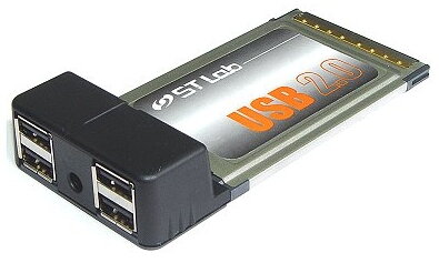 ST Lab C-112, PCMCIA CardBus, 4x USB2.0
