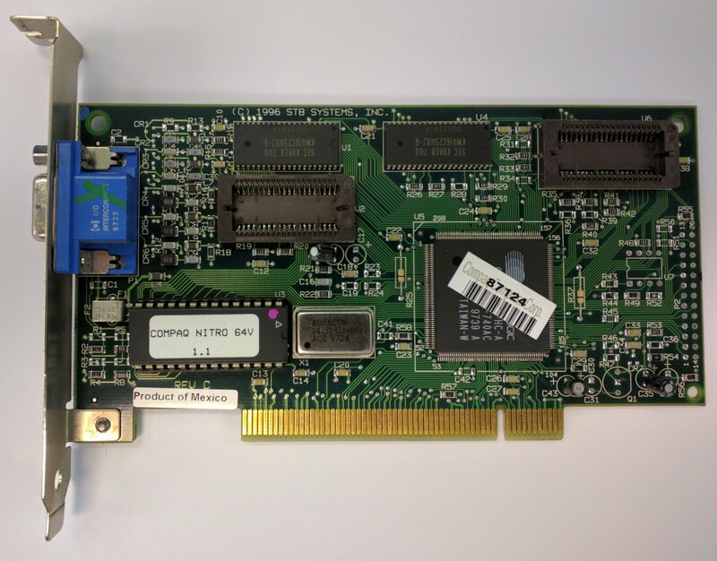 Grafická karta STB COMPAQ NITRO 64V PCI