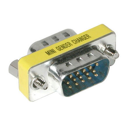 Mini Gender Changer VGA HD15 M/M