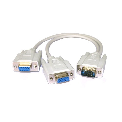 Kábel VGA splitter, 1 PC na 2 monitory